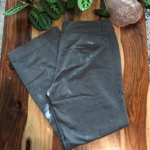 Grey Wide Leg Dress-pants